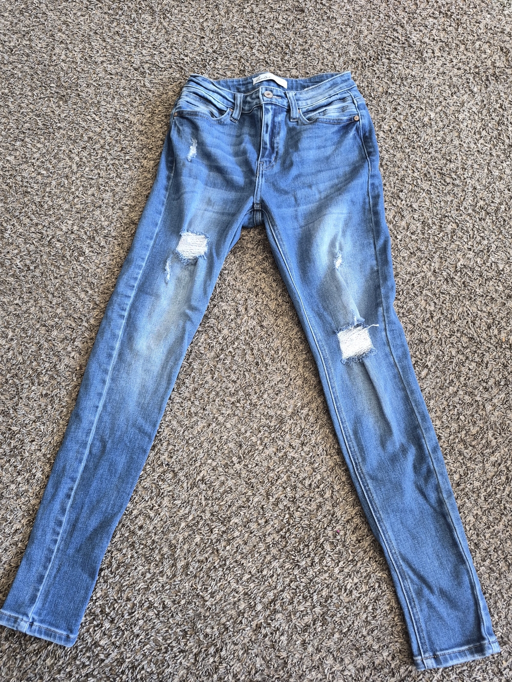 KanCan Light Blue Ripped Skinny Jeans